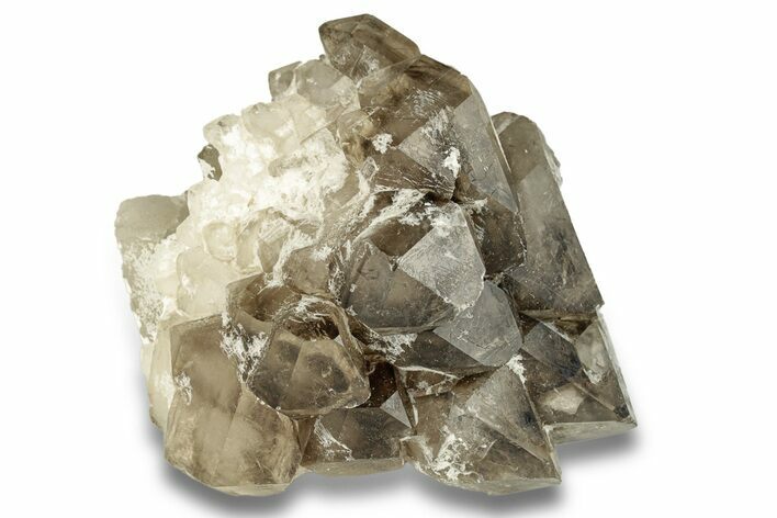 Smoky Elestial Quartz Cluster - Brazil #256445